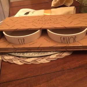 Rae Dunn 4 inch pet bowls